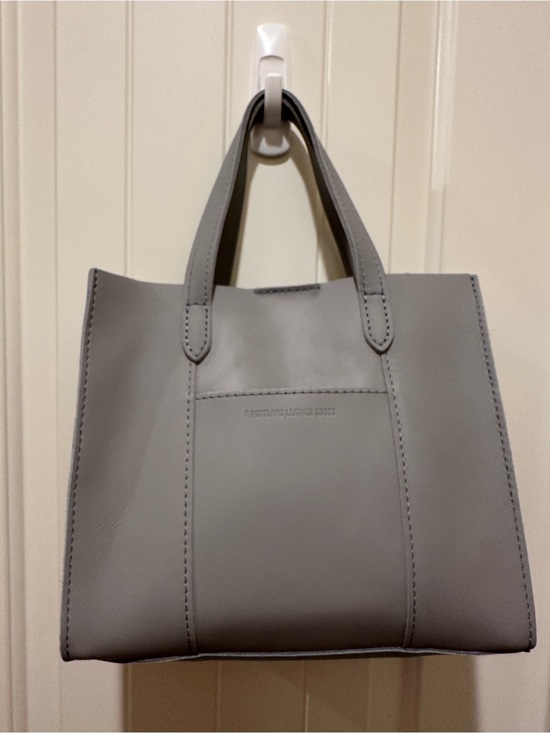 Portland Leather Handbags - BNNU Portland Leather Lola Classic Crossbody in Formal Gray